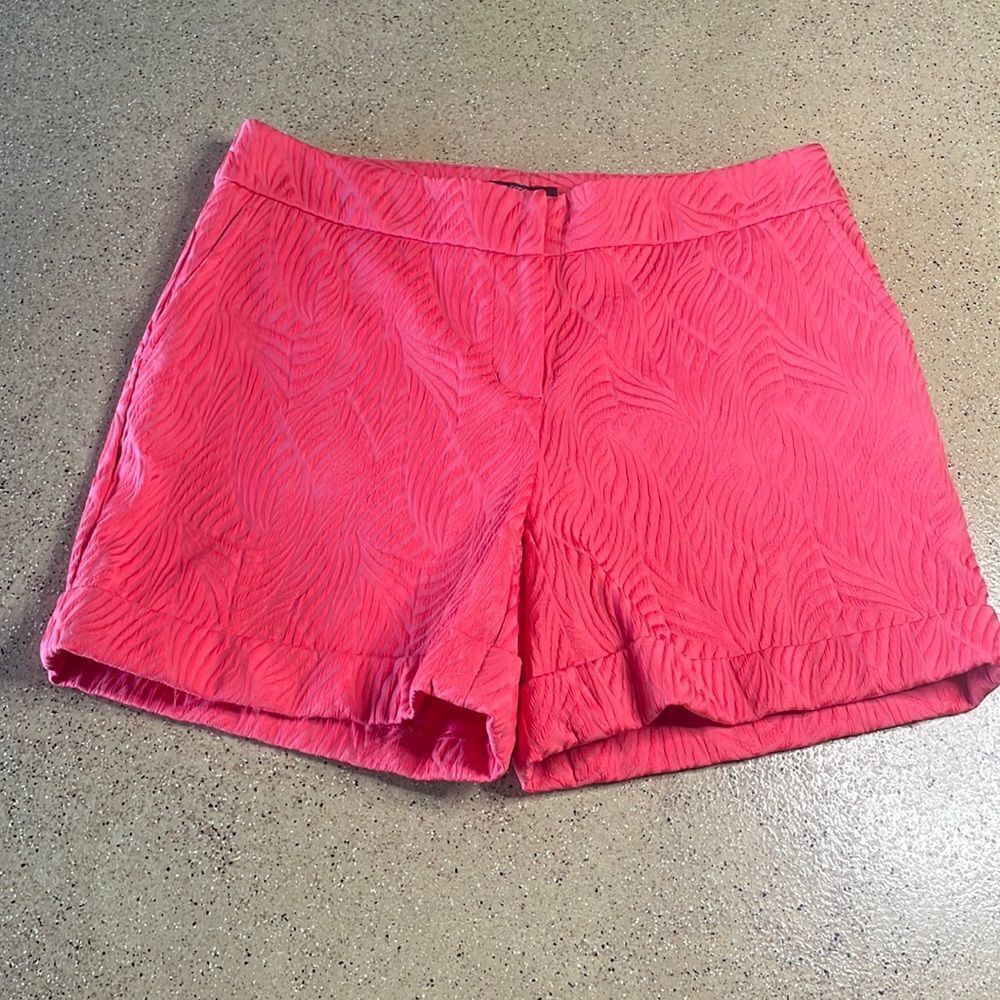 Textured Tapestry Fabric Dress Shorts w Rolled Hems sz 6